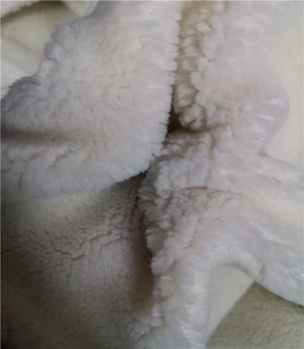 Lambswool sherpa fake fur