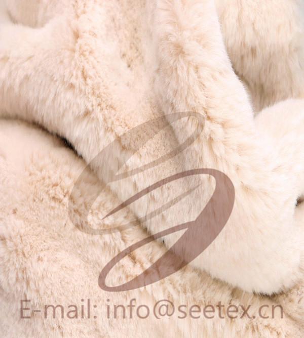 100% POLYESTER cony hair/rabbit faux fur/fake fur