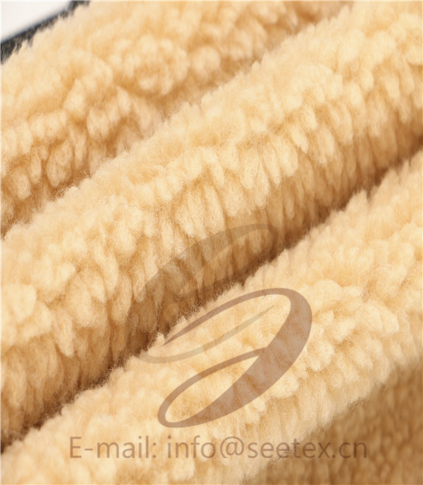 sherpa fleece faux fur/ fake fur