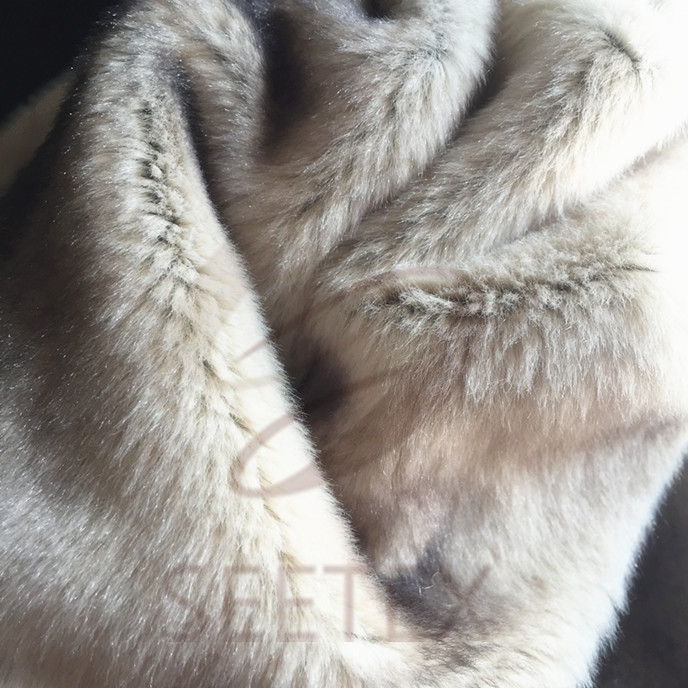 Chinchilla design fleece/faux fur