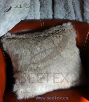 Faux fur pillow-- the decorations of indoor