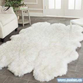 How to clean the faux fur rugs?