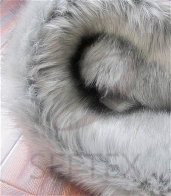 Grey Fox Faux Fur