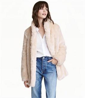 Some popular faux fur coats