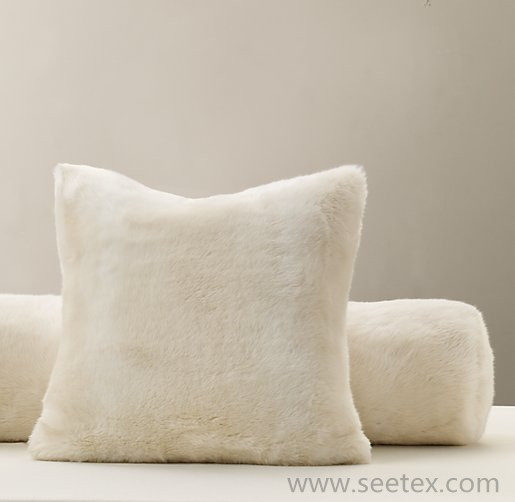 faux fur pillow